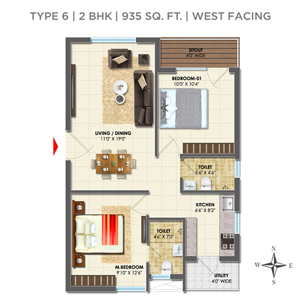 2 BHK flats for sale in Balanagar Hyderabad
