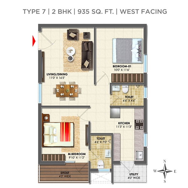 2 BHK flats in BalaNagar Hyderabad