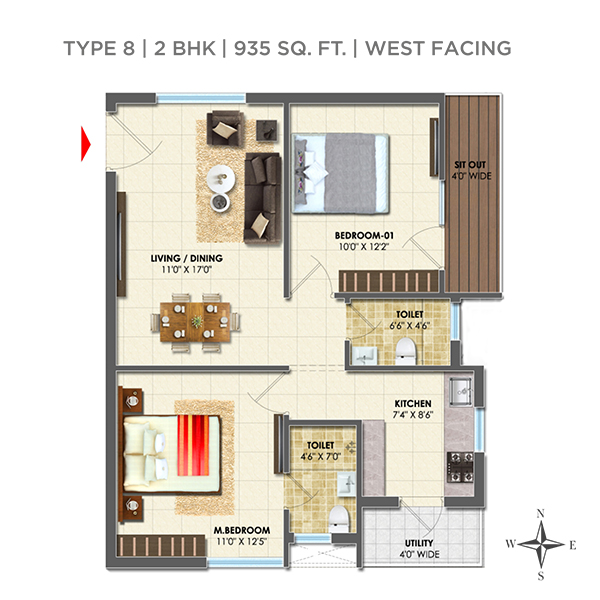 2 BHK Apartments in BalaNagar Hyderabad